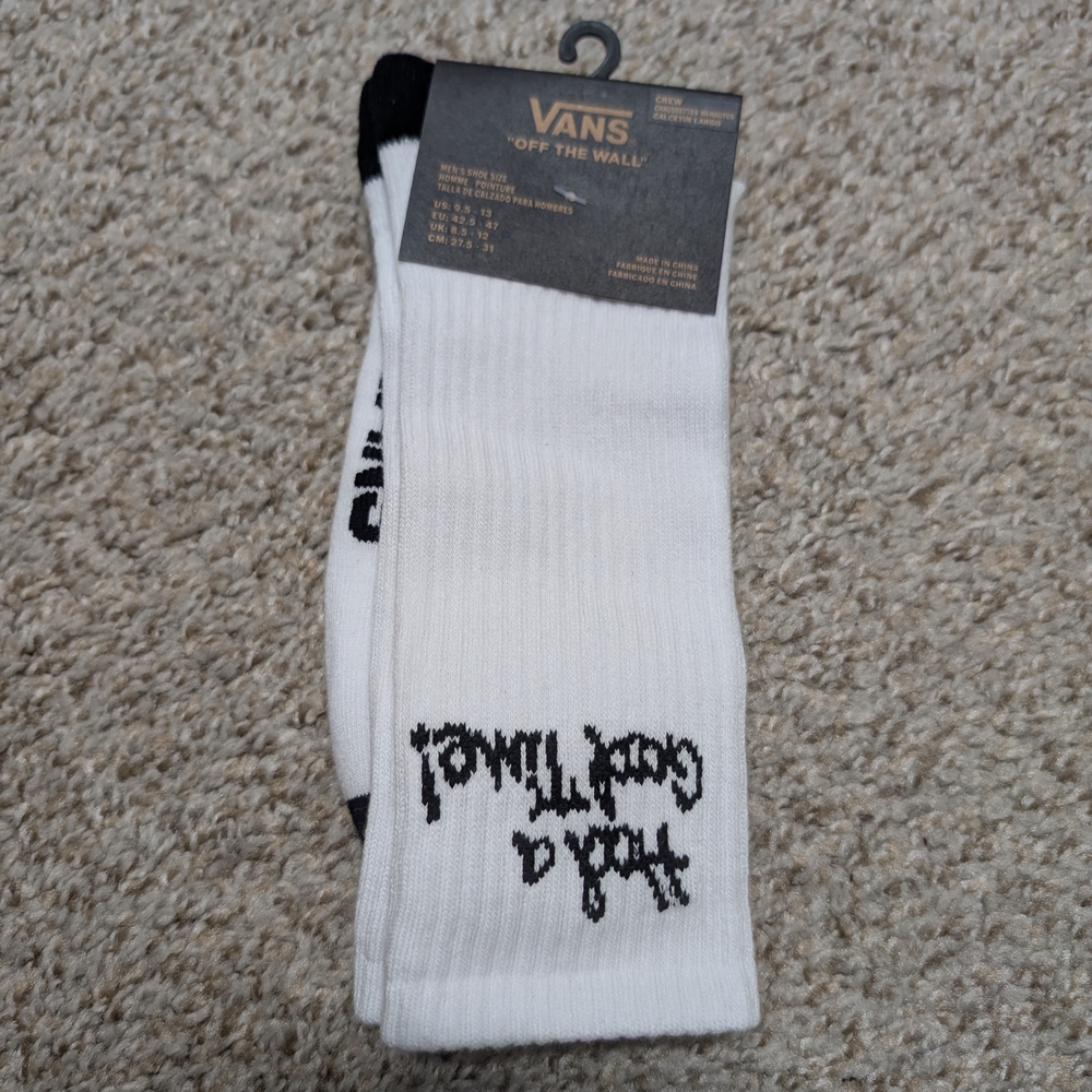 🤙Vans White Tube Socks - Picture 2 of 4